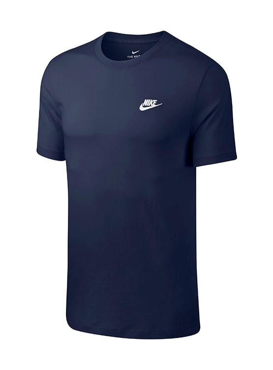 CAMISETA DEPORTIVA HOMBRE NIKE AZUL M NSW CLUB TEE - 1