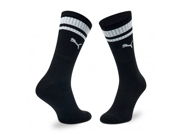 MEDIAS DEPORTIVAS UNISEX PUMA CREW HERITAGE STRIPE ALGODÓN NEGRO - 2 PACK - 3