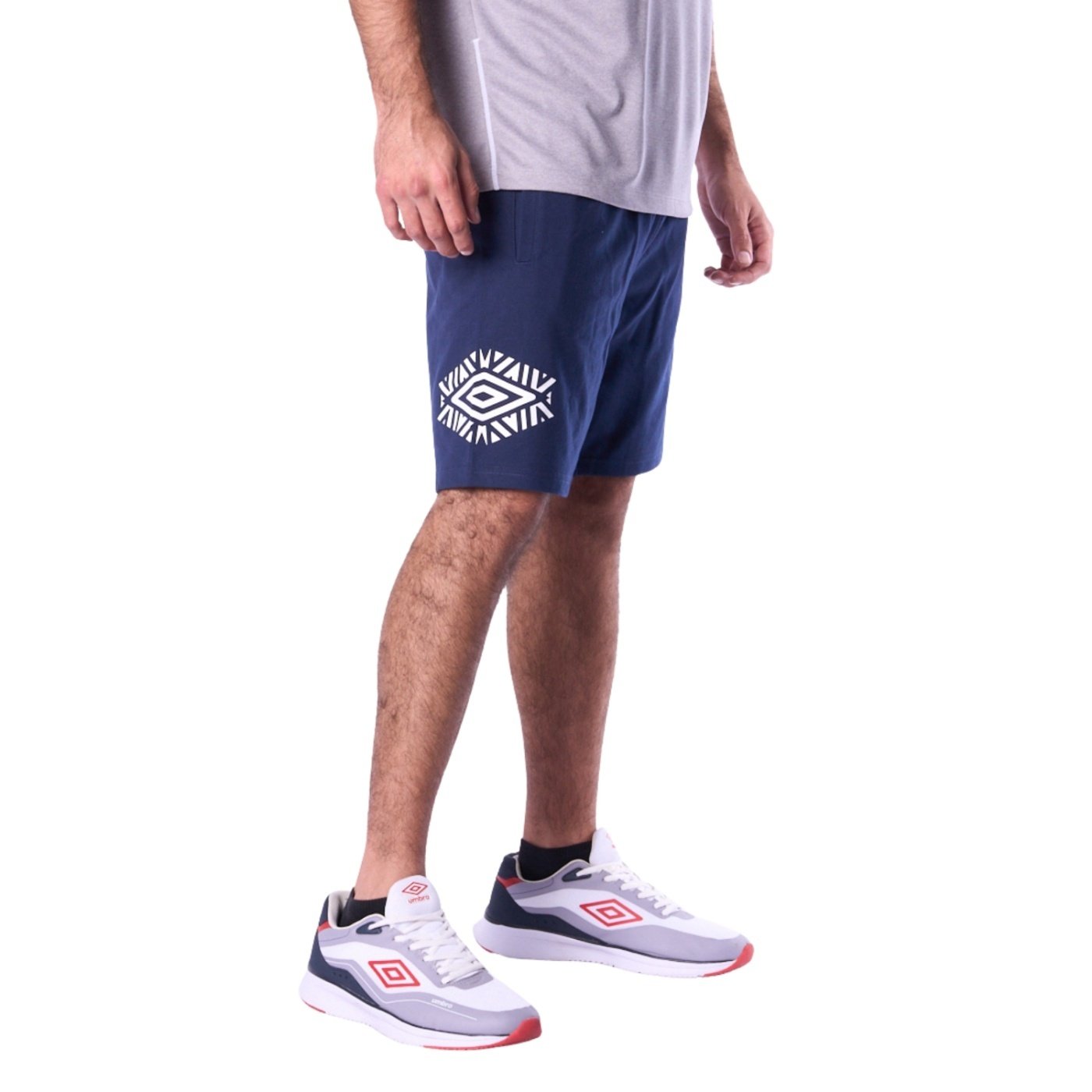 SHORT FÚTBOL HOMBRE UMBRO EBLSPV2305-Y70 ESSENTIAL ALGODÓN AZUL - 2