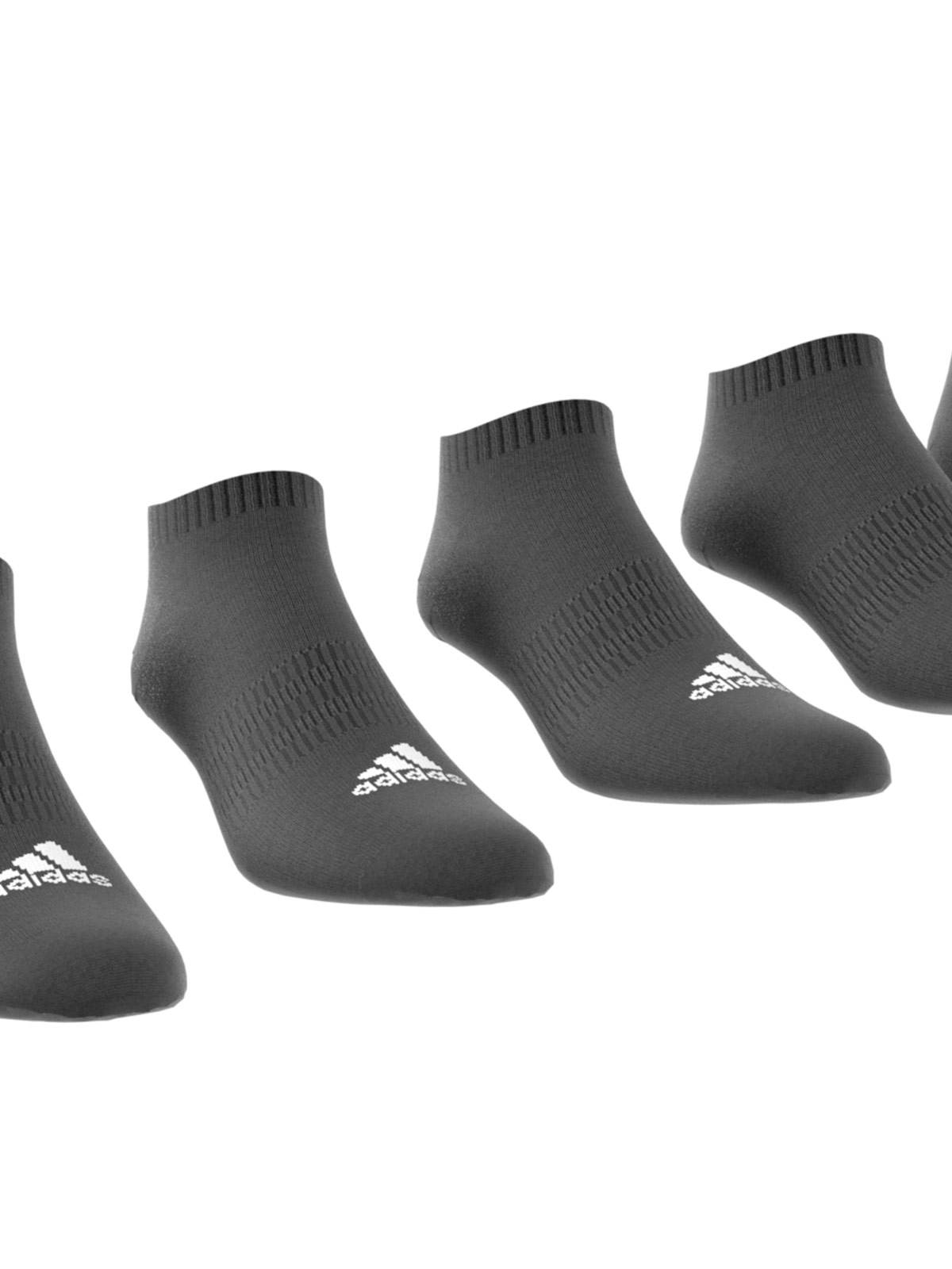 6 PACK MEDIAS HOMBRE ADIDAS ACOLCHADAS AL TOBILLO SPORTSWEAR - 2