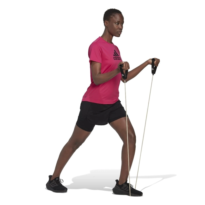 SHORTS ENTRENAMIENTO MUJER ADIDAS AEROREADY MINIMAL DOS EN UNO - 5