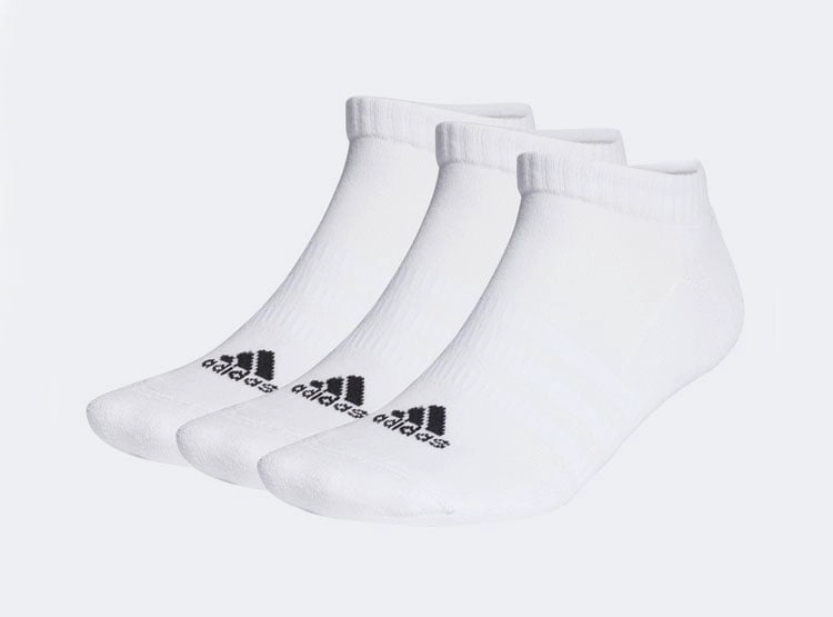 PACK 3 MEDIAS TALONERAS UNISEX ADIDAS CUSHIONED - 1