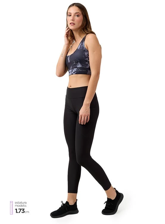 MALLA MUJER HEAD TRAIN 7/8 TTEM NEGRO - 1