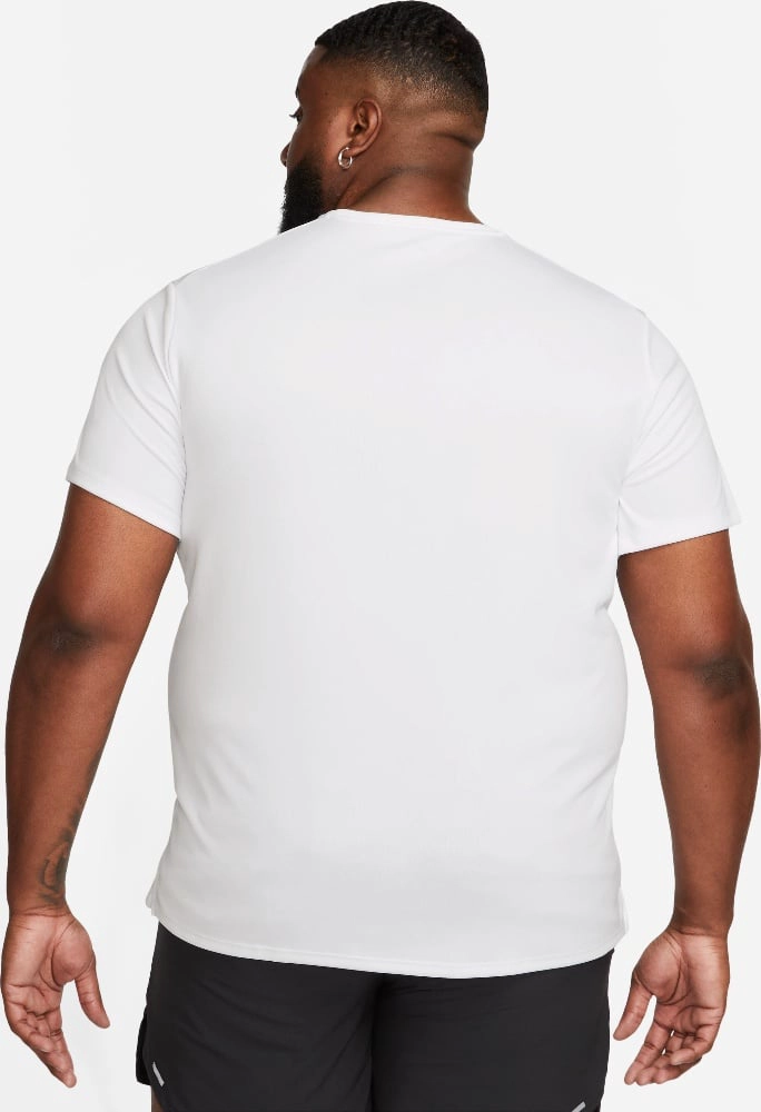 POLO DEPORTIVO RUNNING HOMBRE NIKE DV9315-100 MANGA CORTA M NK DF MILER SS BLANCO - 2