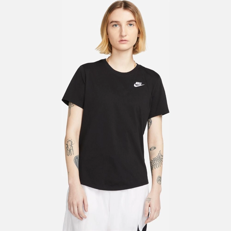 CAMISETA DEPORTIVA MUJER NIKE MANGA CORTA NEGRO W NSW TEE CLUB - 1