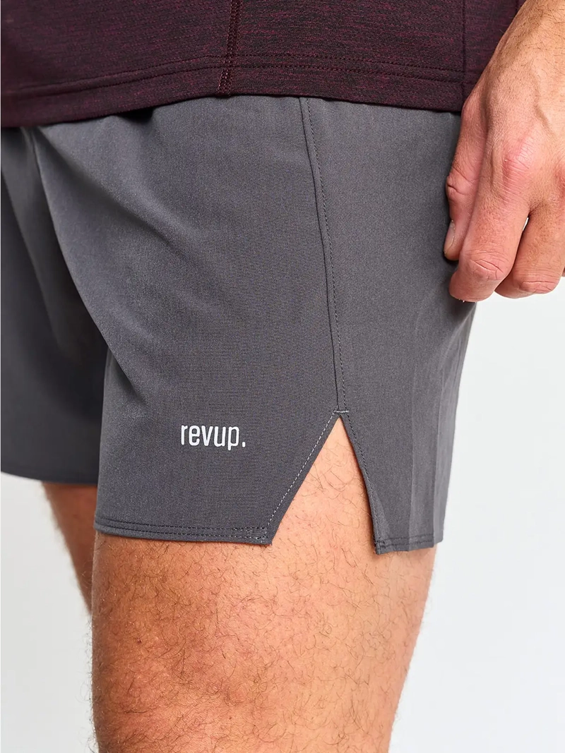 SHORT DEPORTIVO HOMBRE REVUP GATO GRIS - 3
