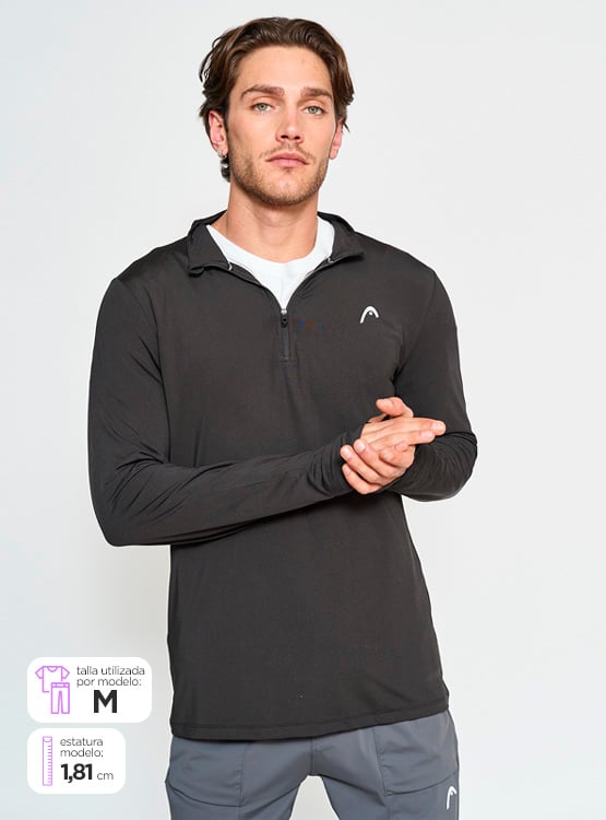 POLERA DEPORTIVA HOMBRE HEAD RUN - 1
