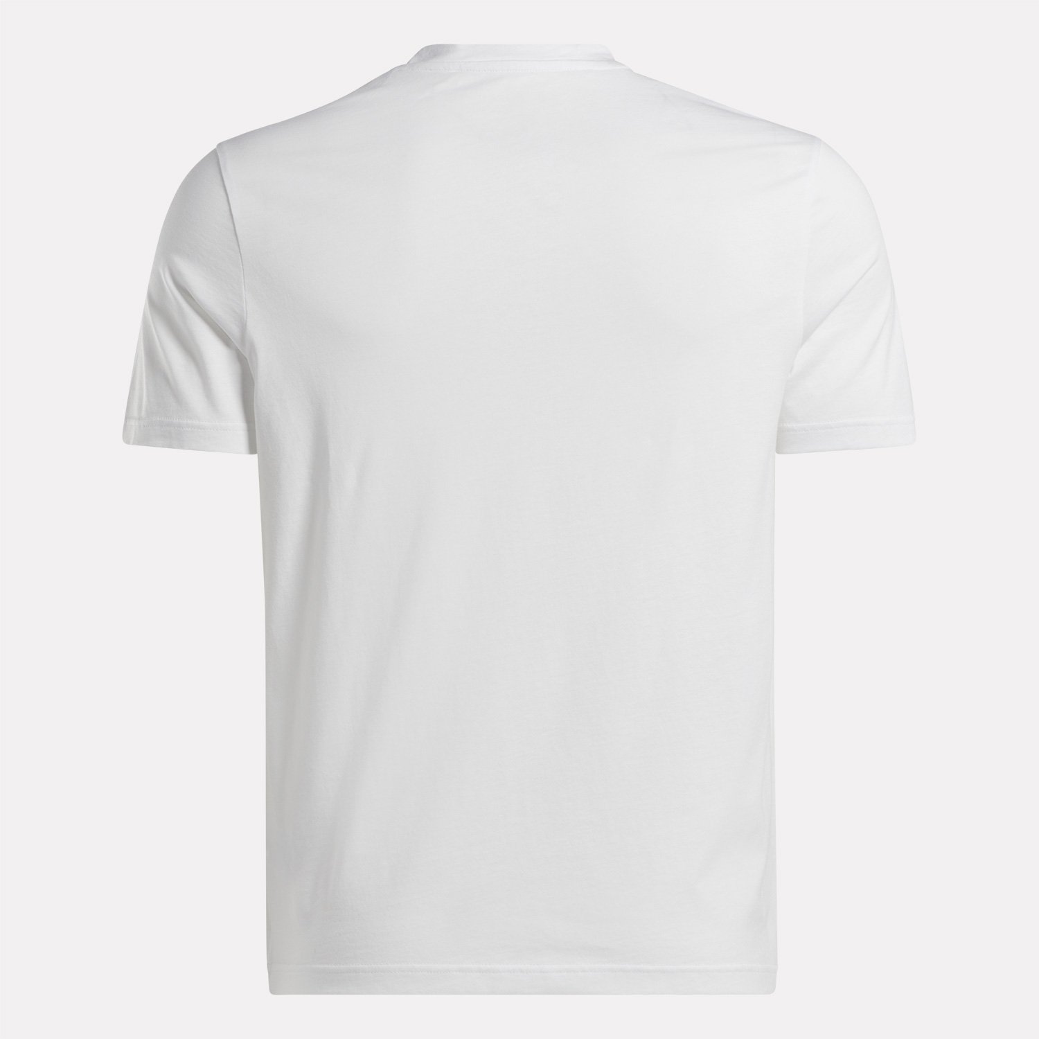POLO DEPORTIVO HOMBRE REEBOK MANGA CORTA IDENTITY STACKED LOGO 100071175 ALGODÓN BLANCO - 5