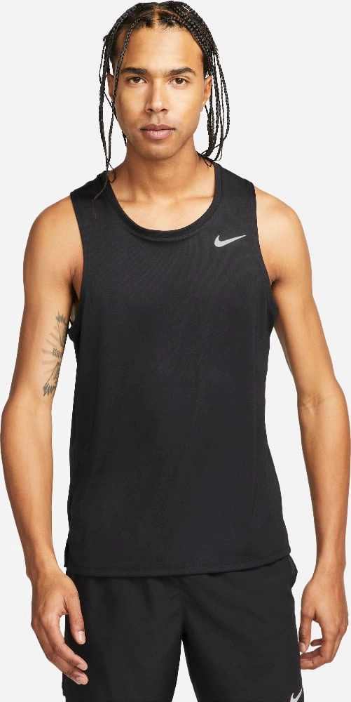 POLO BVD DEPORTIVO HOMBRE NIKE DV9321-010 M DF MILER TA NEGRO - 1