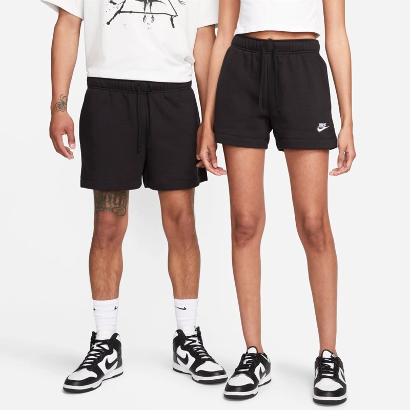 SHORT DEPORTIVO MUJER NIKE DQ5802-010 W NSW CLUB FLC MR NEGRO - 1
