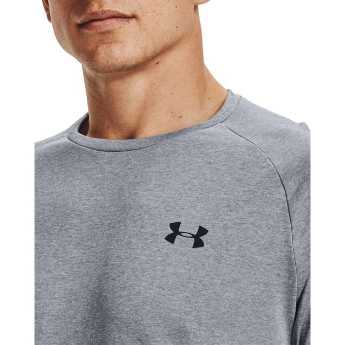POLO DEPORTIVO HOMBRE UNDER ARMOUR 1326413-036 TECH 2 PLATEADO - 3
