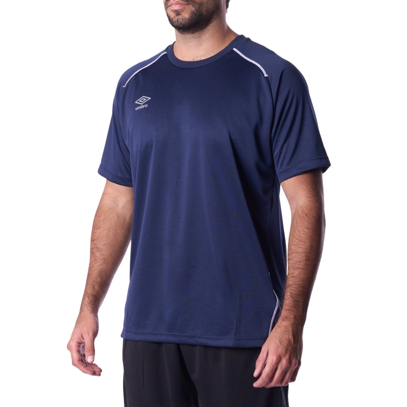 POLO FÚTBOL HOMBRE UMBRO 55370U-N84 TRAINING AZUL - 2