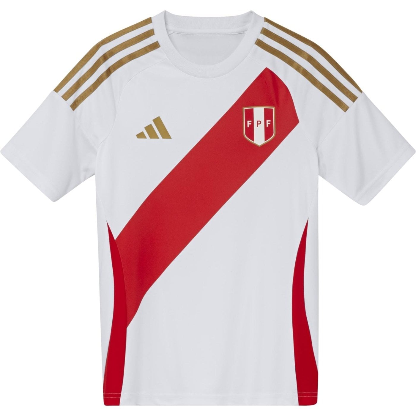 CAMISETA FÚTBOL NIÑO ADIDAS FPF LOCAL BLANCO - 1