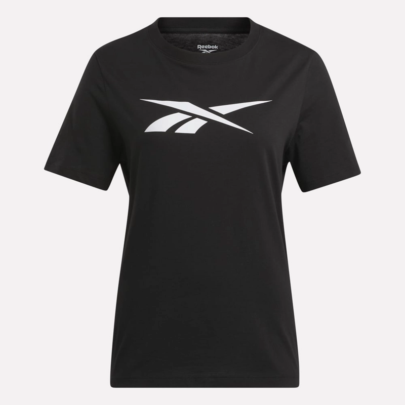 POLO DEPORTIVO MUJER REEBOK VECTOR GRAPHIC TEE 100073066 ALGODÓN NEGRO - 4