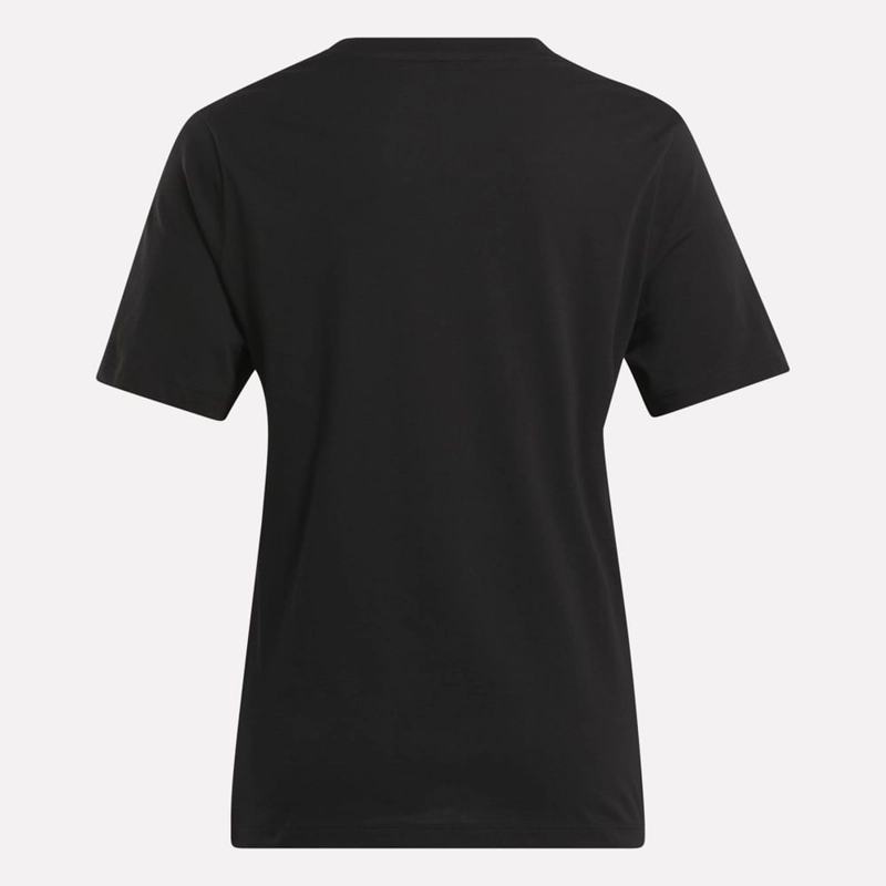 POLO DEPORTIVO MUJER REEBOK VECTOR GRAPHIC TEE 100073066 ALGODÓN NEGRO - 5
