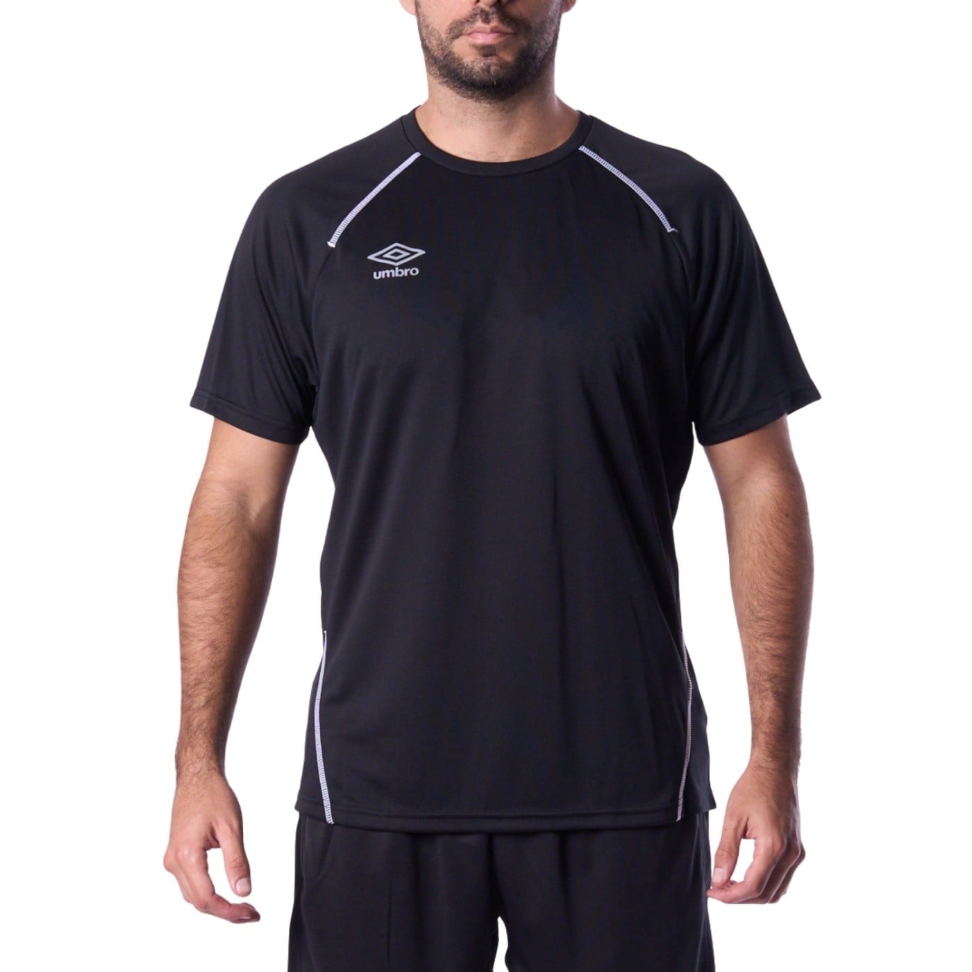 POLO FÚTBOL HOMBRE UMBRO 55370U-090 NEGRO - 1