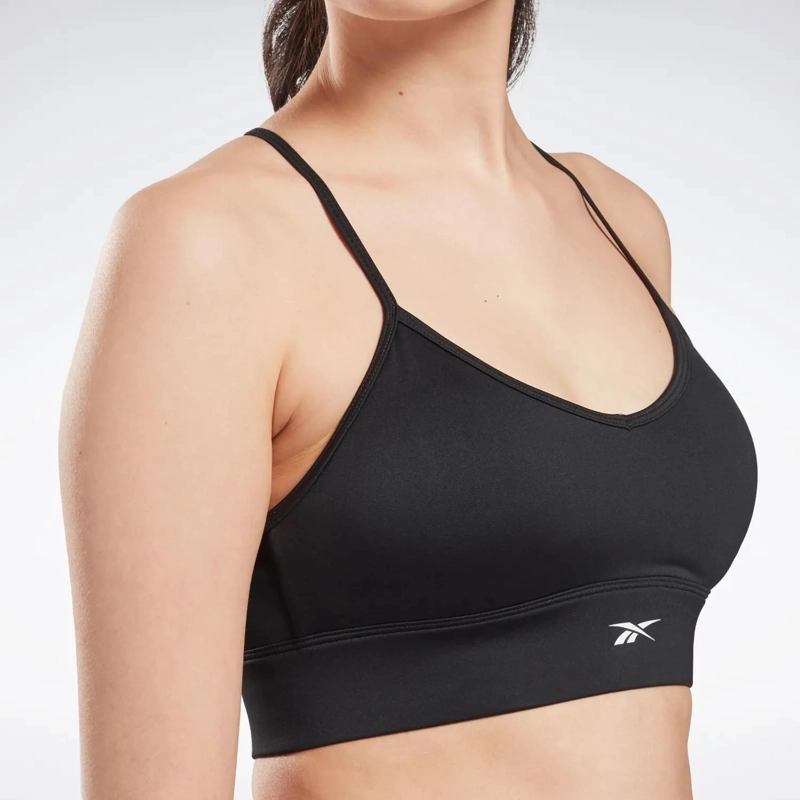 TOP DEPORTIVO MUJER REEBOK ID TRAIN TRI-BACK NEGRO - 3
