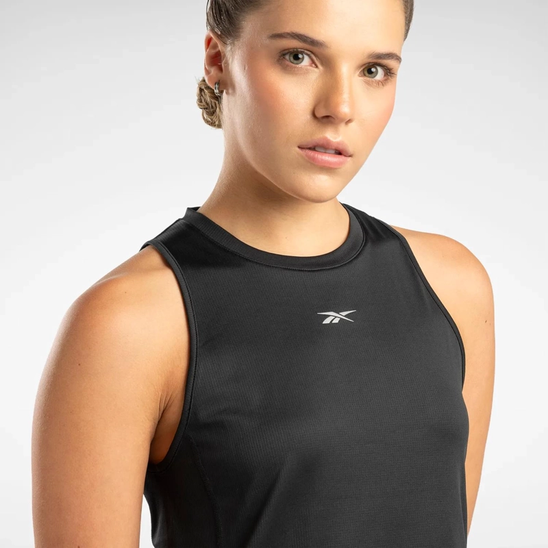 POLO BVD RUNNING MUJER REEBOK 100034914 SPEEDWICK TANK NEGRO - 3