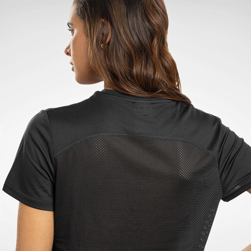 POLO RUNNING MUJER REEBOK SPEEDWICK 100034918 NEGRO - 4