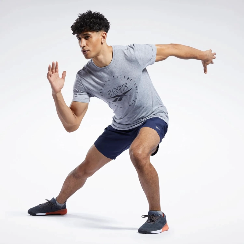 SHORT RUNNING HOMBRE REEBOK 100043431 ID TRAIN UTILITY AZUL - 5
