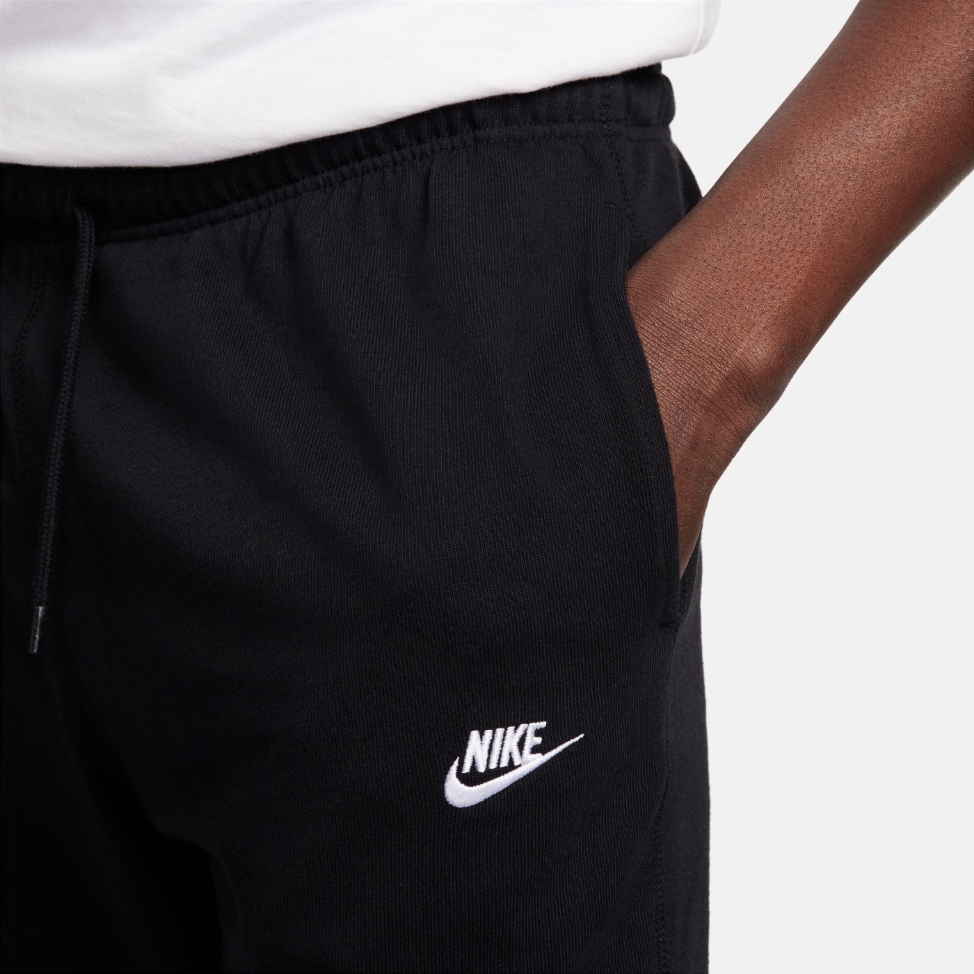 PANTALÓN BUZO DEPORTIVO HOMBRE NIKE JOGGER KNIT ALGODÓN NEGRO - 3