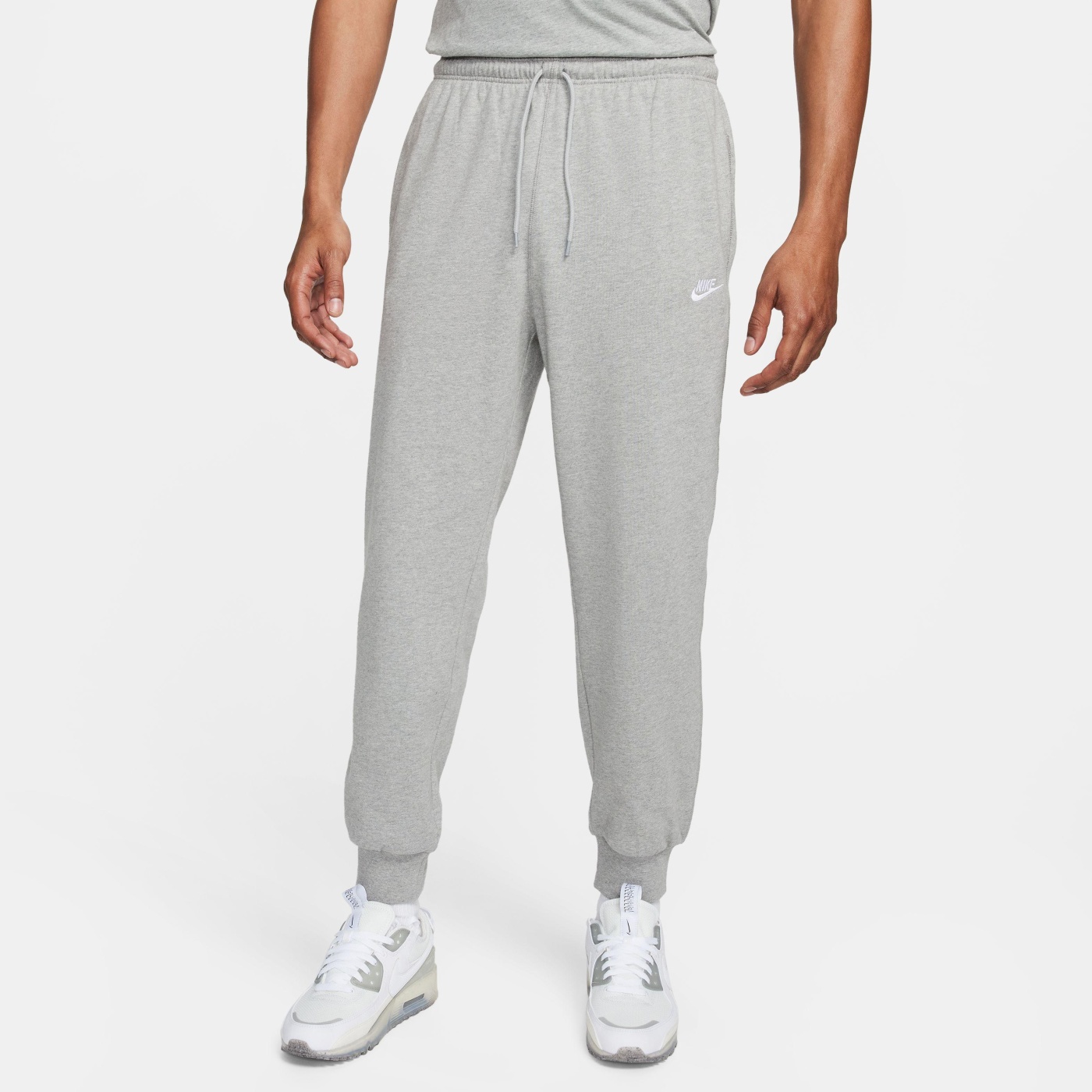 PANTALÓN HOMBRE NIKE JOGGER KNIT ALGODÓN GRIS - 1