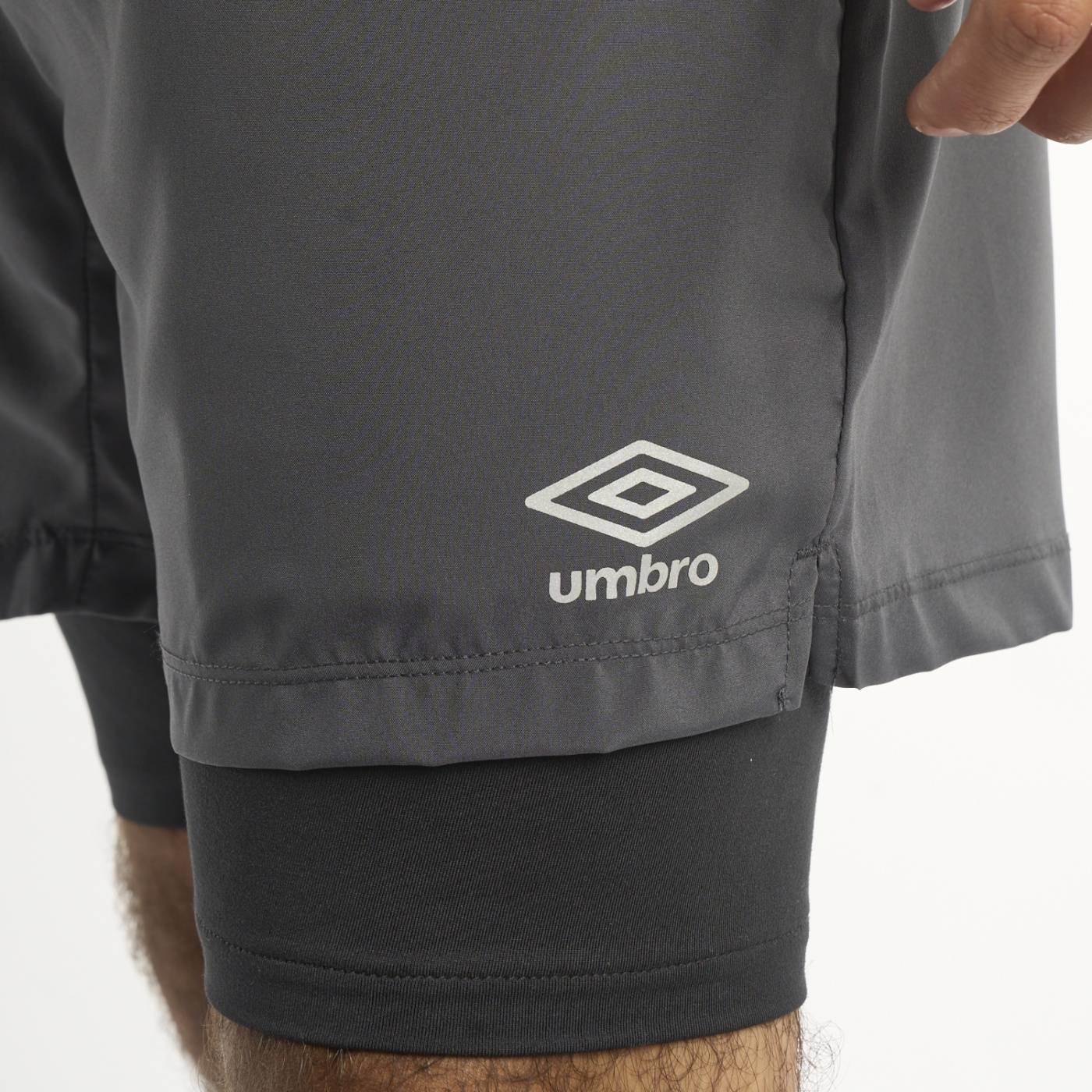SHORT FÚTBOL HOMBRE UMBRO 55382U-R97 CARBÓN - 5