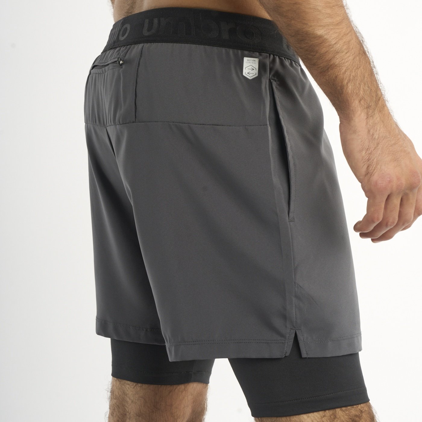 SHORT FÚTBOL HOMBRE UMBRO 55382U-R97 CARBÓN - 4