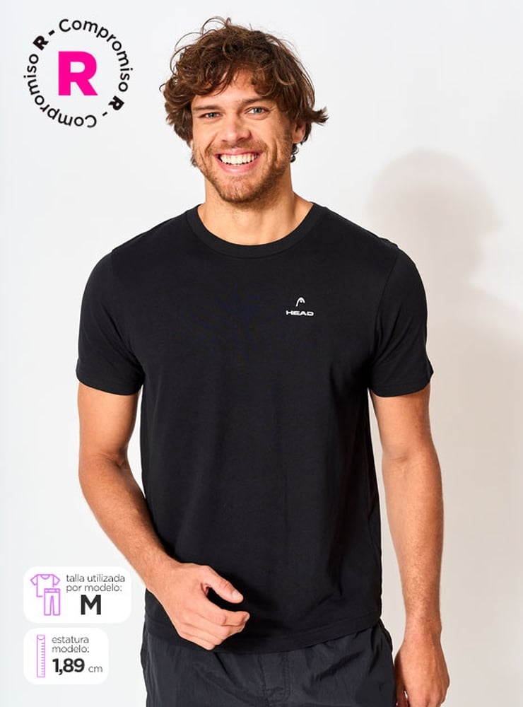 POLO DEPORTIVO HOMBRE HEAD ELOGI ALGODÓN MANGA CORTA - 1