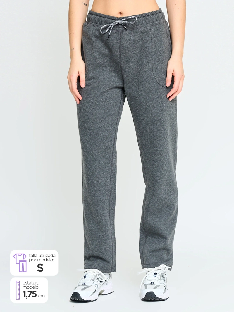 PANTALÓN BUZO MUJER REVUP REGULAR - 1
