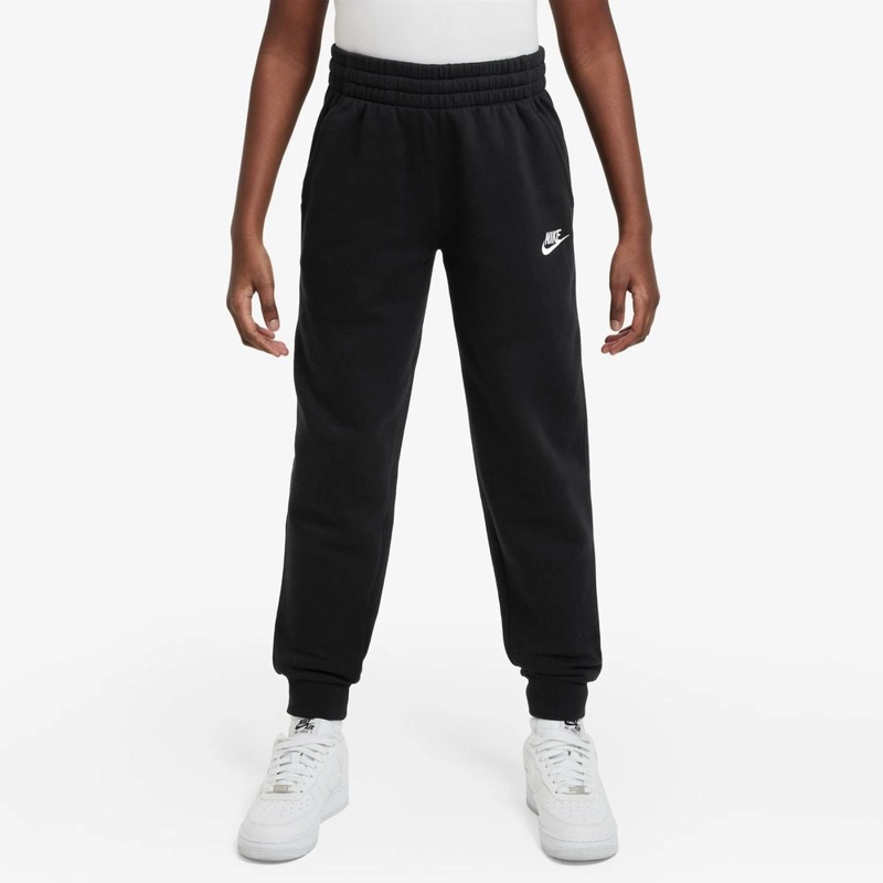PANTALÓN BUZO NIÑO NIKE NEGRO DEPORTIVO CLUB FLC - 1