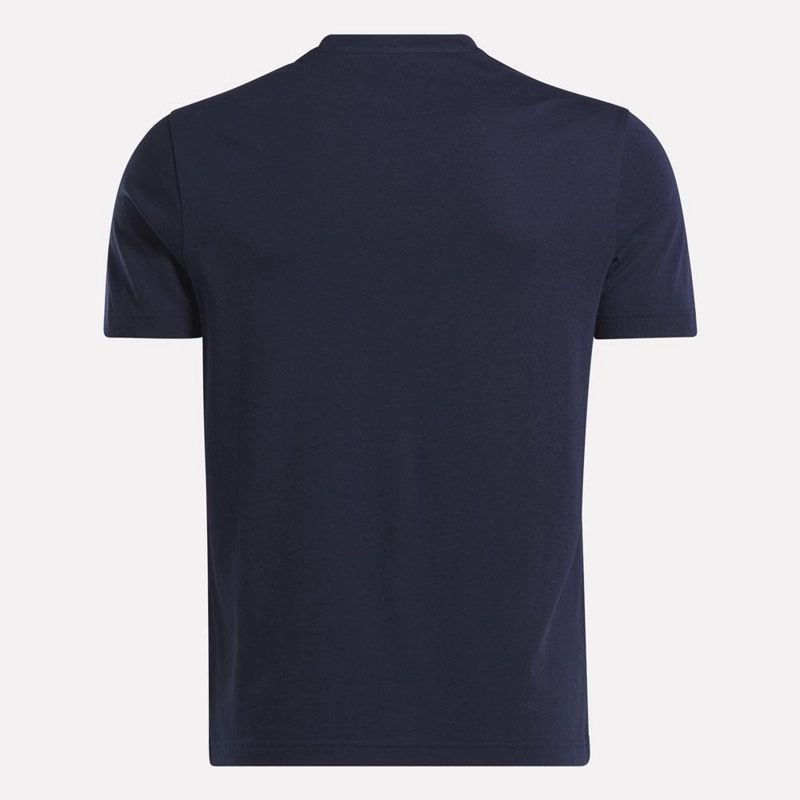 POLO DEPORTIVO HOMBRE REEBOK ALGODÓN AZUL - 4