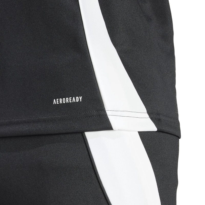 POLERA FÚTBOL HOMBRE ADIDAS DEPORTIVA IJ9963 TIRO 24 NEGRO - 4