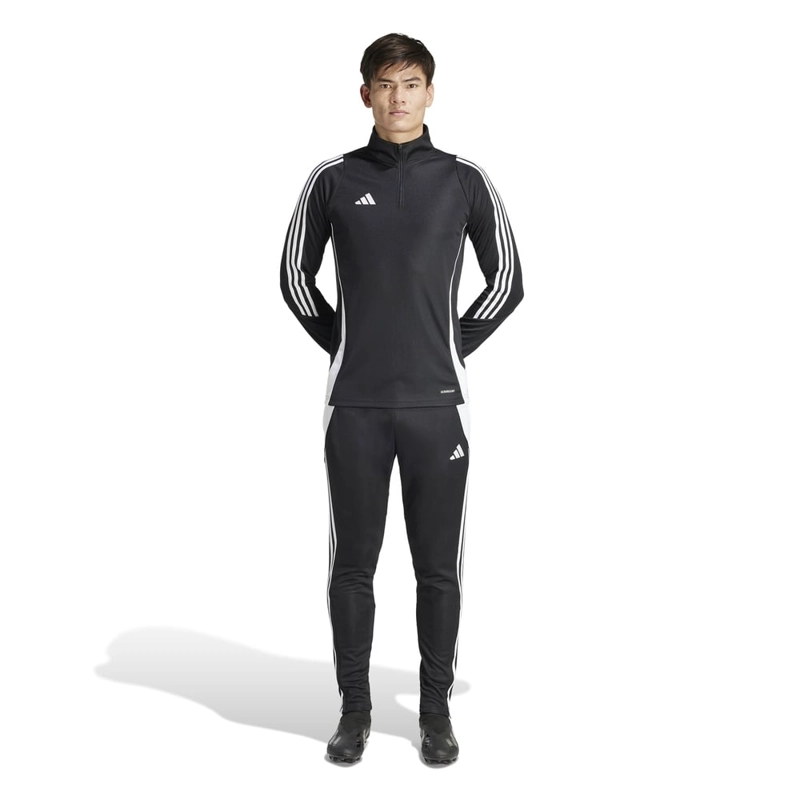 POLERA FÚTBOL HOMBRE ADIDAS DEPORTIVA IJ9963 TIRO 24 NEGRO - 5