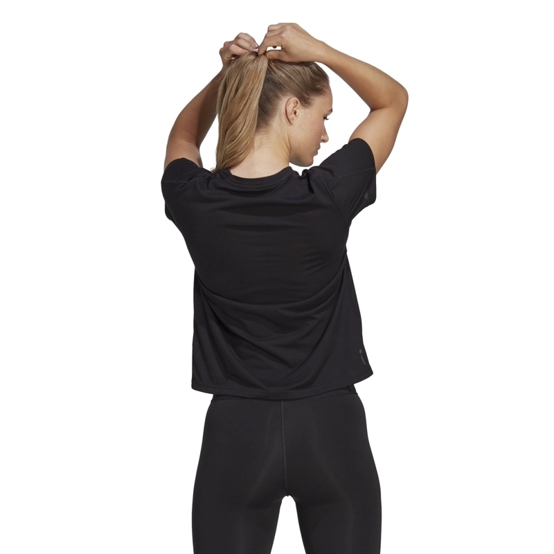 POLO DEPORTIVO MUJER ADIDAS AEROREADY TRAIN ESSENTIALS MINIMAL BRANDING NEGRO - 2