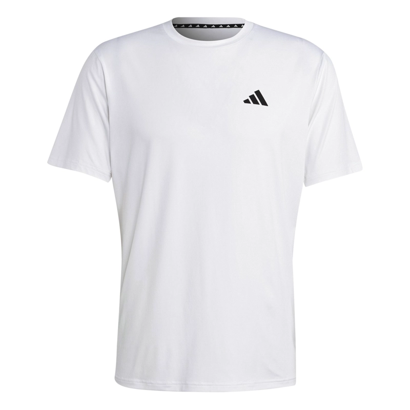 POLO DEPORTIVO HOMBRE ADIDAS TRAIN ESSENTIALS ELÁSTICO BLANCO - 5