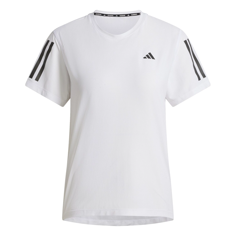 POLO RUNNING MUJER ADIDAS IK7442 CASUAL GRAPHICS BLANCO - 6