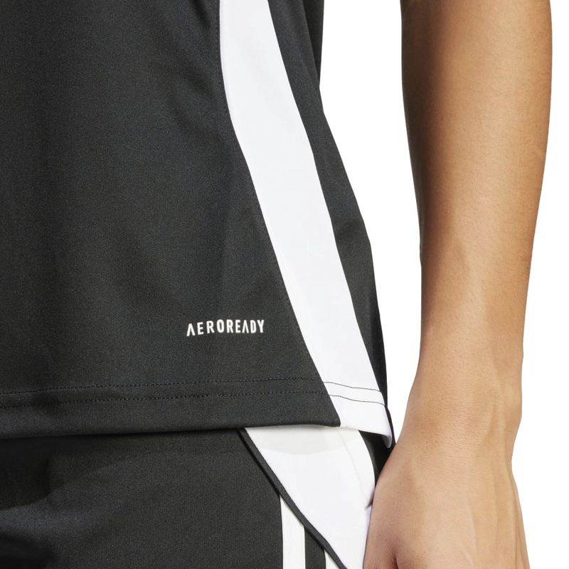 POLO DEPORTIVO FÚTBOL HOMBRE ADIDAS IJ7675 TRAINING APPAREL NEGRO - 4