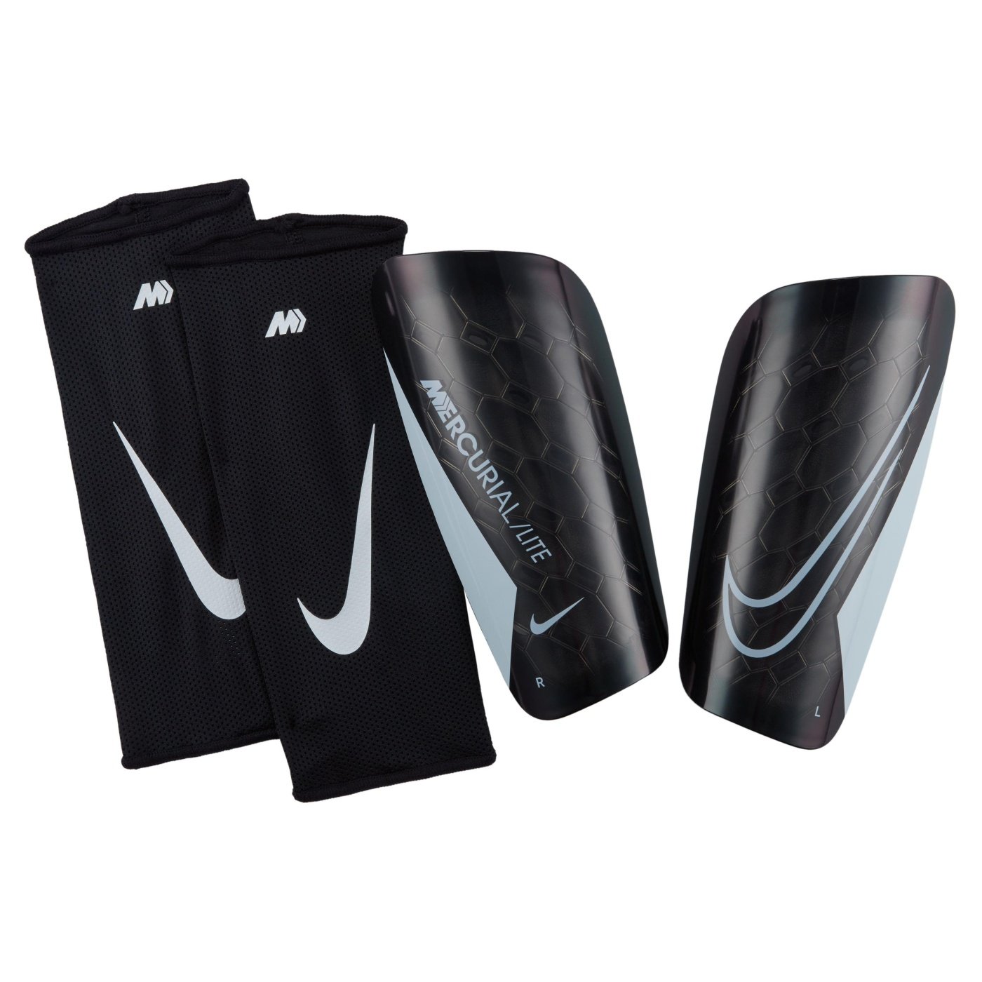 CANILLERAS NIKE MERCURIAL LITE NEGRO - 1