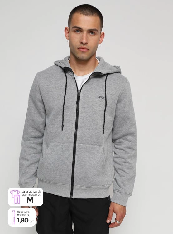 POLERA DEPORTIVA HOMBRE REVUP HOODIE - 1
