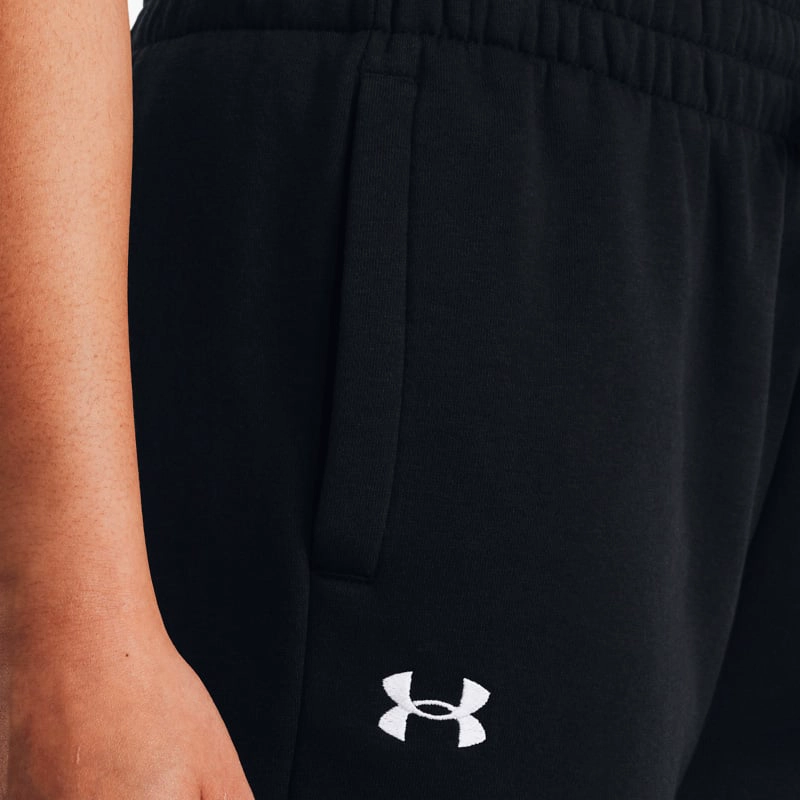 PANTALÓN BUZO MUJER UNDER ARMOUR 1379438-001 ALGODÓN NEGRO - 3