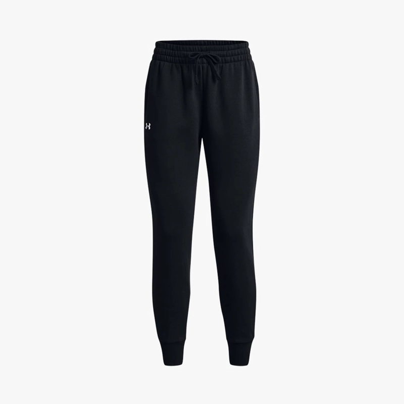 PANTALÓN BUZO MUJER UNDER ARMOUR 1379438-001 ALGODÓN NEGRO - 4