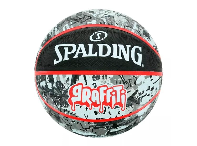 PELOTA BASKET SPALDING GRAFFITI BLK RED SZ7 - 1