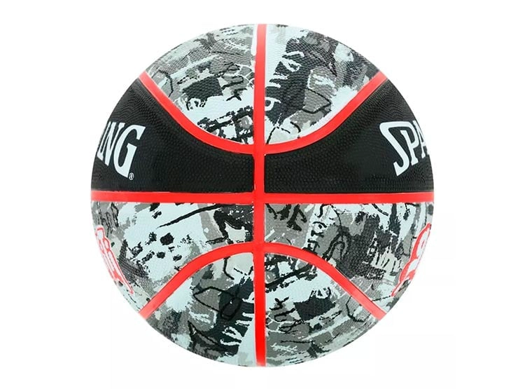 PELOTA BASKET SPALDING GRAFFITI BLK RED SZ7 - 2