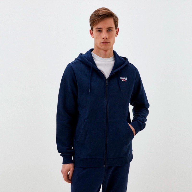 CASACA MUJER REEBOK IDENTITY SL FLEECE FZ 100202861 AZUL - 1