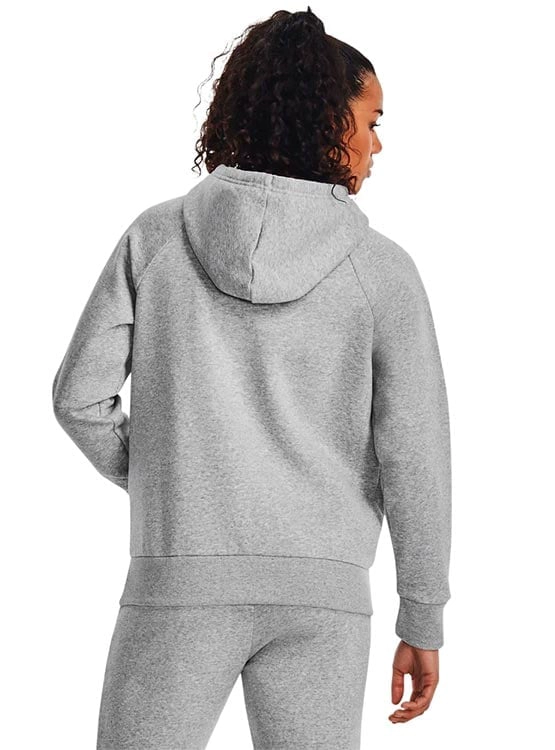 POLERA DEPORTIVA ALGODÓN MUJER UNDER ARMOUR RIVAL FLEECE GRIS - 2