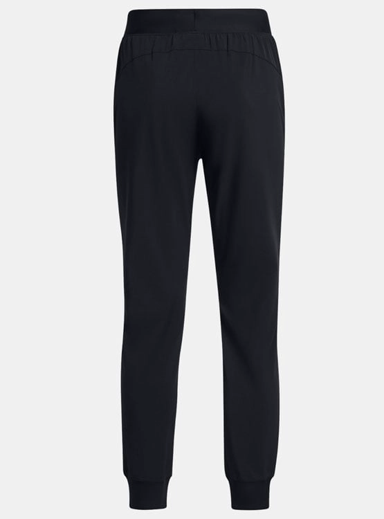 PANTALÓN DE BUZO MUJER UNDER ARMOUR HIGH RISE WOVEN NEGRO - 6