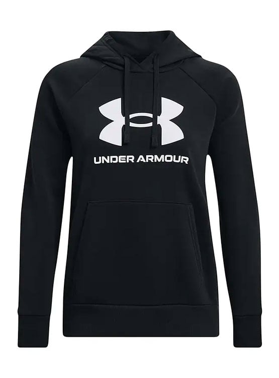 POLERA DEPORTIVA ALGODÓN MUJER UNDER ARMOUR BIG LOGO RIVAL NEGRO - 3
