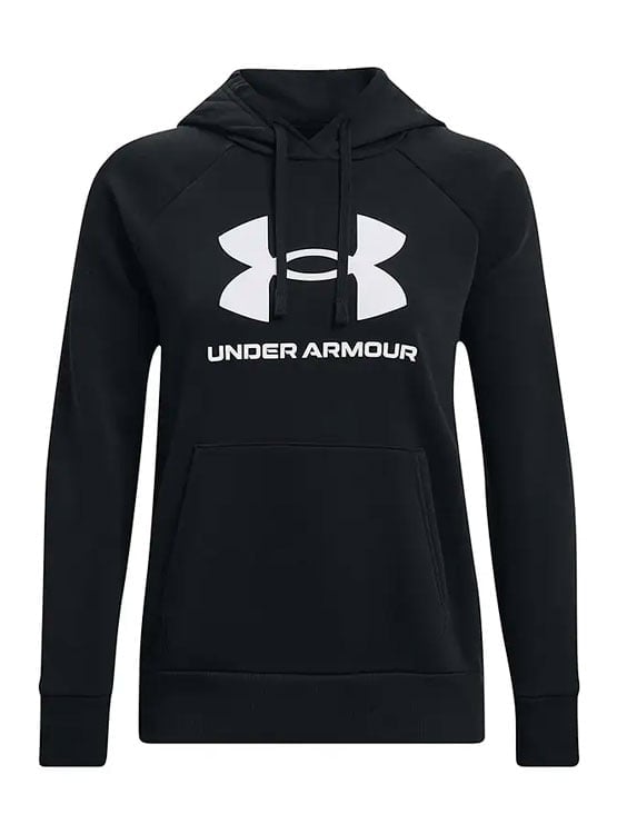 POLERA DEPORTIVA ALGODÓN MUJER UNDER ARMOUR BIG LOGO RIVAL NEGRO - 3