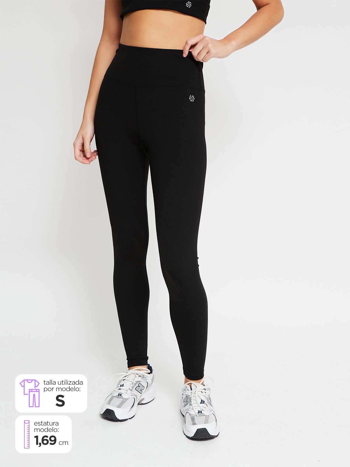 MALLAS MUJER REVUP NEGRO HIGH - 1